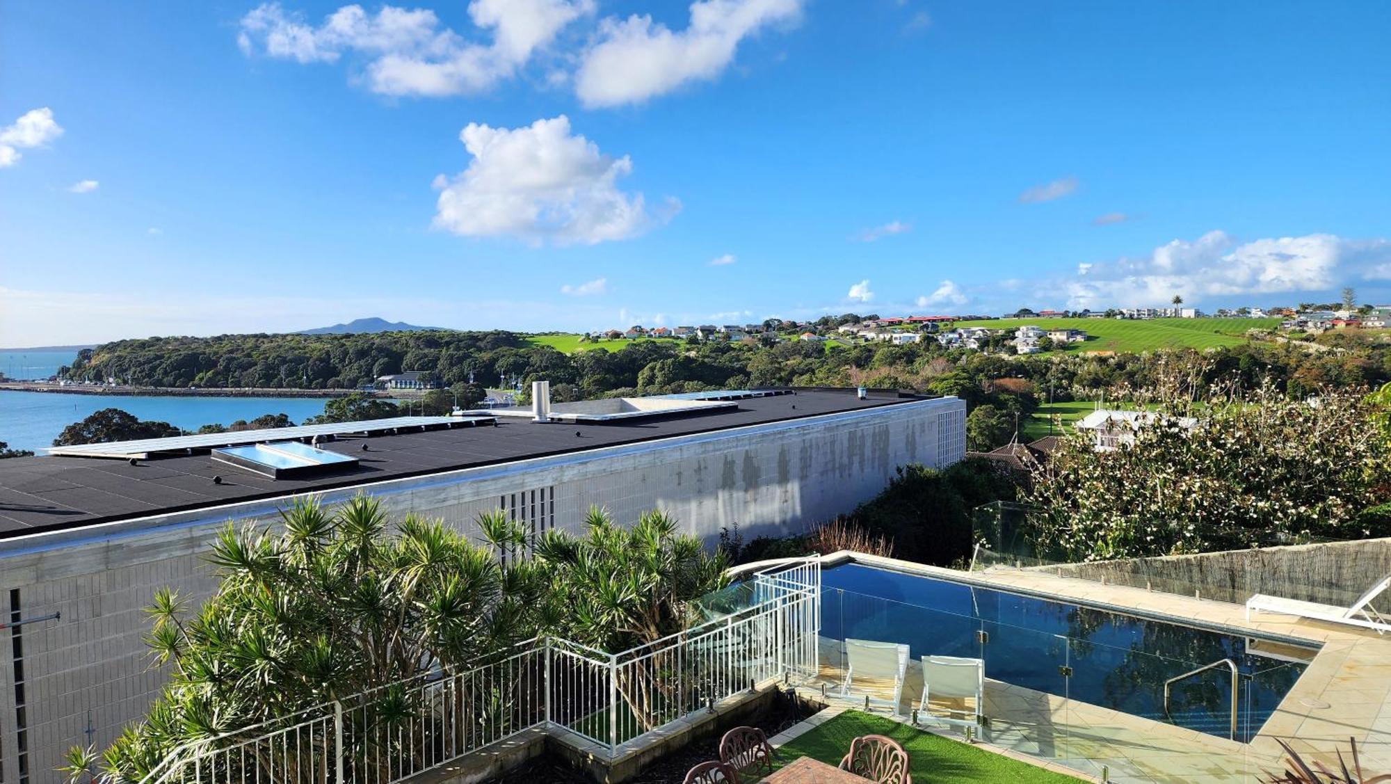 오클랜드 Orakei Grandeur Mansion With Sea Views & Pool 빌라 외부 사진