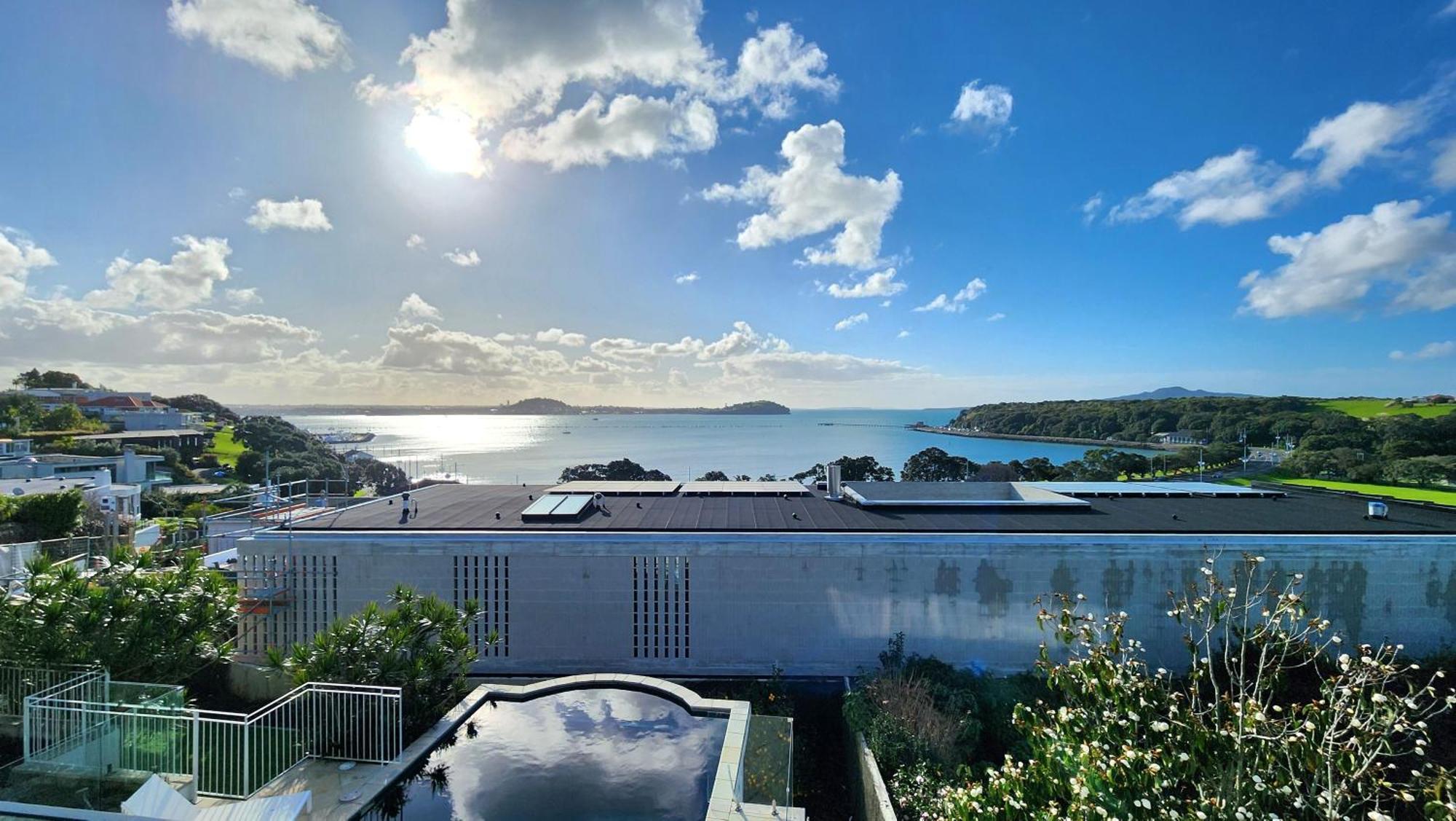 오클랜드 Orakei Grandeur Mansion With Sea Views & Pool 빌라 외부 사진