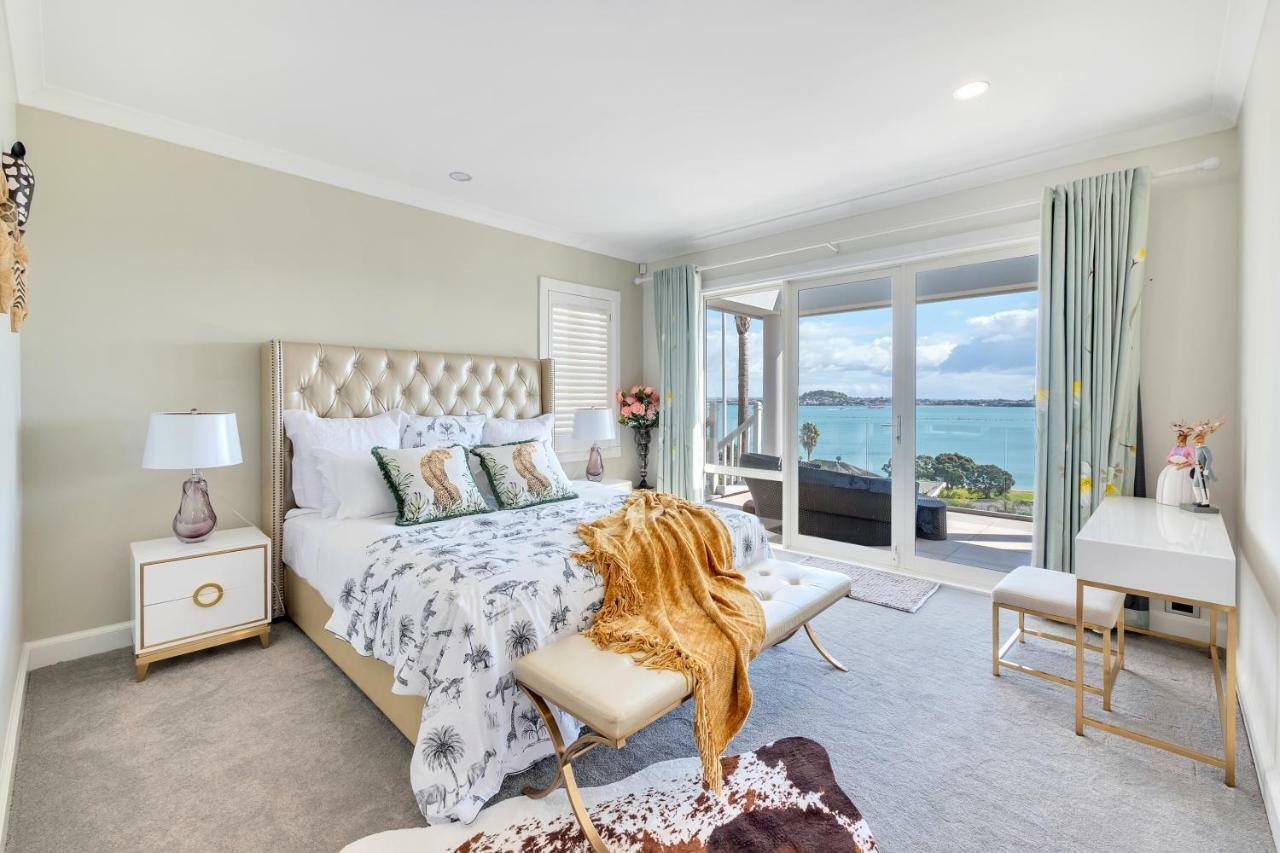 오클랜드 Orakei Grandeur Mansion With Sea Views & Pool 빌라 외부 사진