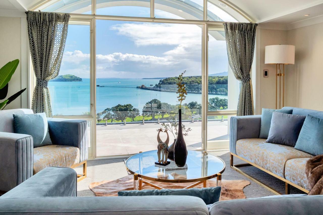 오클랜드 Orakei Grandeur Mansion With Sea Views & Pool 빌라 외부 사진