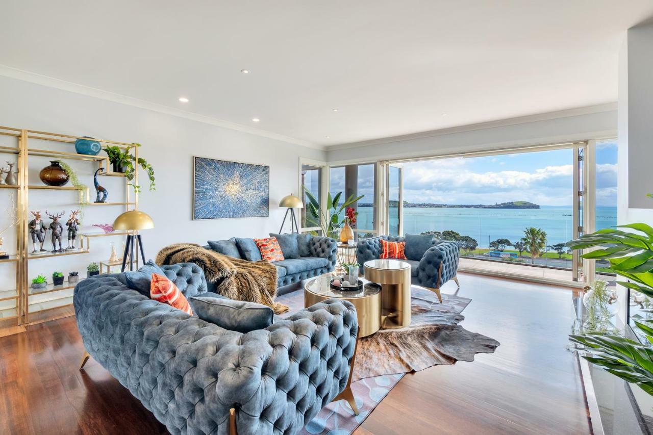 오클랜드 Orakei Grandeur Mansion With Sea Views & Pool 빌라 외부 사진