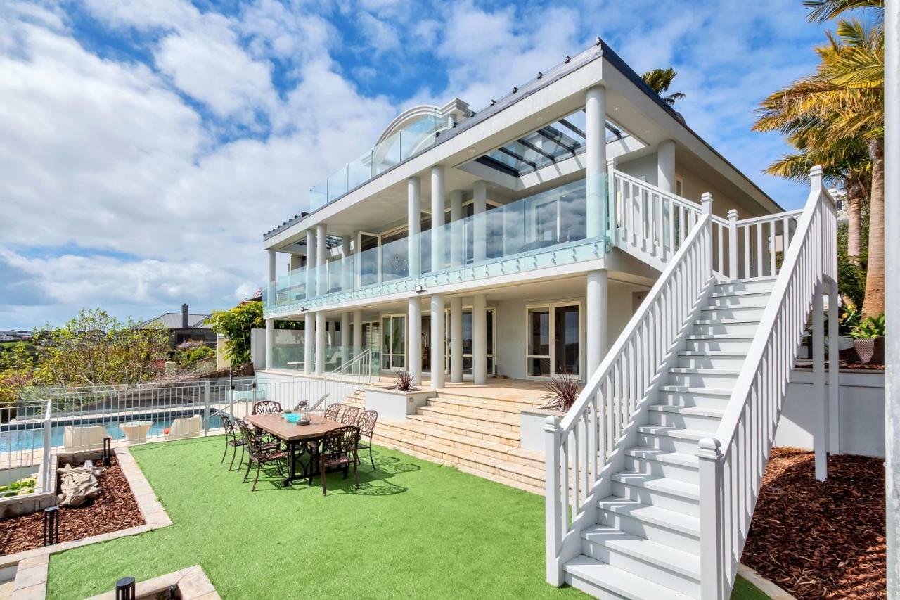 오클랜드 Orakei Grandeur Mansion With Sea Views & Pool 빌라 외부 사진